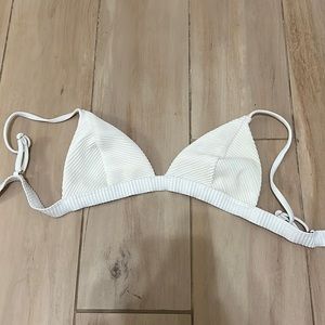 White Triangle Bikini